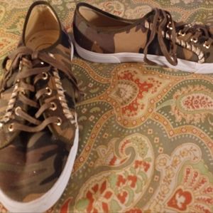 Jack Rogers 9 army green sneakers flats shoes